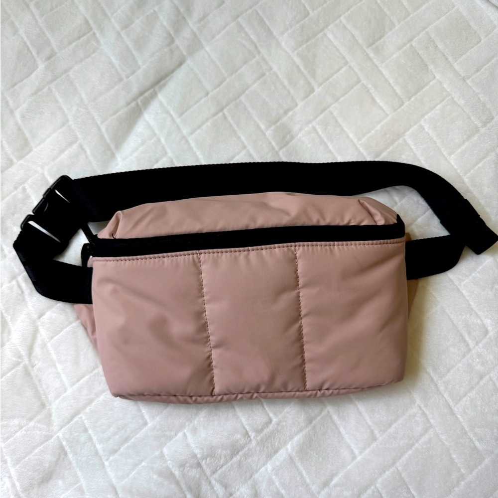 Calpak Full-Size Luka Belt Bag in Rose Quartz
